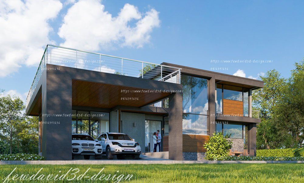บ้านโมเดิร์น 2 ชั้น