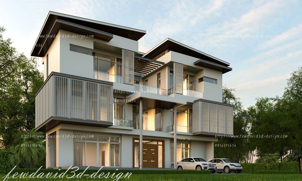 บ้าน,โมเดิร์น,3ชั้น,สถาปนิก,fewdavid,รับออกแบบ,วิศวกร,บ้านไอเดีย
