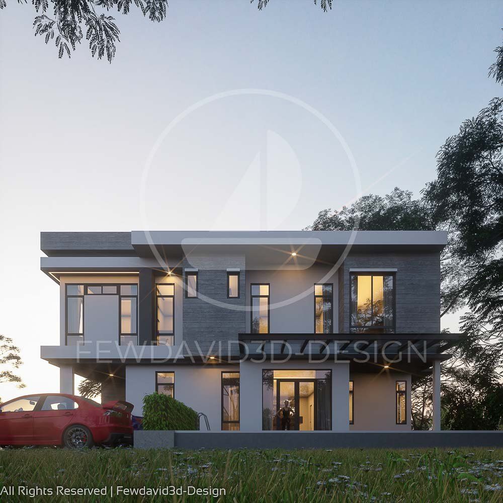 ภาพบ้านแบบโมเดิร์น