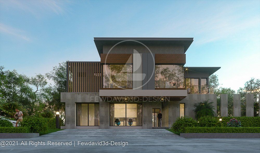 โฮมออฟฟิศ,2ชั้น,โมเดิร์น,สถาปนิก