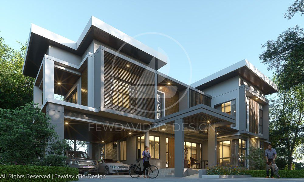 บ้านโมเดิร์น2ชั้น