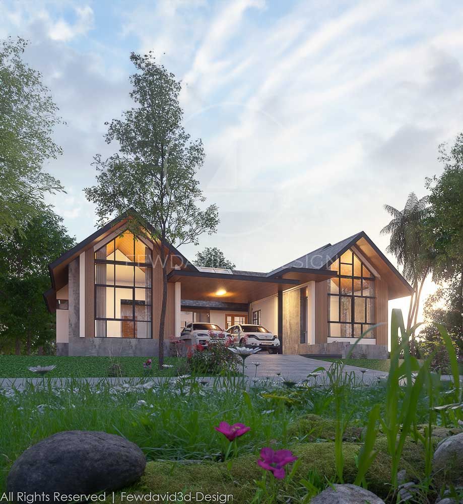รับออกแบบบ้านทุกสไตล์ ตอบโจทย์ทุกความต้องการ ทีมงานมืออาชีพ ประสบการณ์สูง FEWDAVID3D-DESIGN
