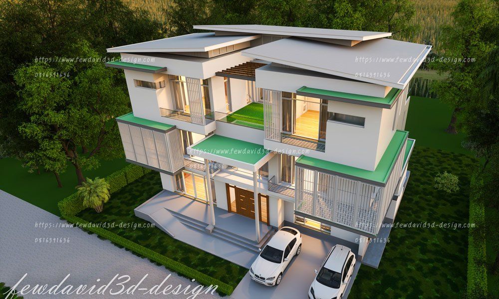 บ้าน,โมเดิร์น,3ชั้น,สถาปนิก,fewdavid,รับออกแบบ,วิศวกร,บ้านไอเดีย