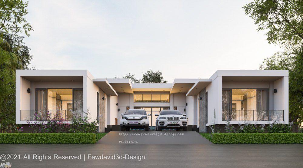 บ้านชั้นเดียว,บ้านรูปตัวU