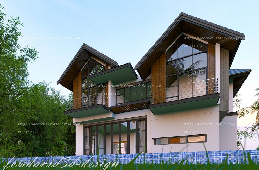 รับออกแบบบ้าน,บ้าน2ชั้น,สถาปนิก,วิศวกร,เขียนแบบ,โมเดิร์น