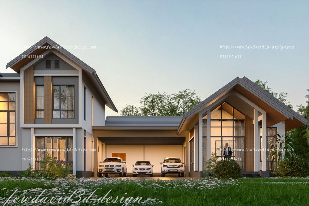 รับออกแบบบ้านทุกสไตล์ ตอบโจทย์ทุกความต้องการ ทีมงานมืออาชีพ ประสบการณ์สูง FEWDAVID3D-DESIGN
