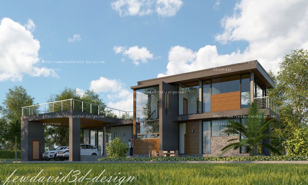บ้านโมเดิร์น 2 ชั้น