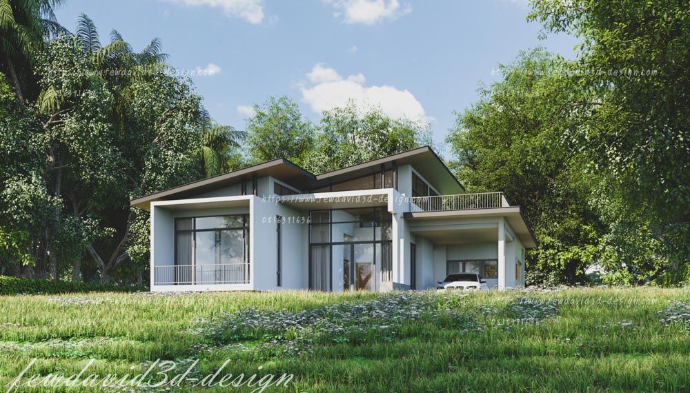 บ้านชั้นเดียว,มีดาดฟ้า