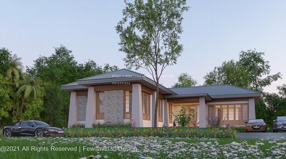 ออกแบบบ้านชั้นเดียว