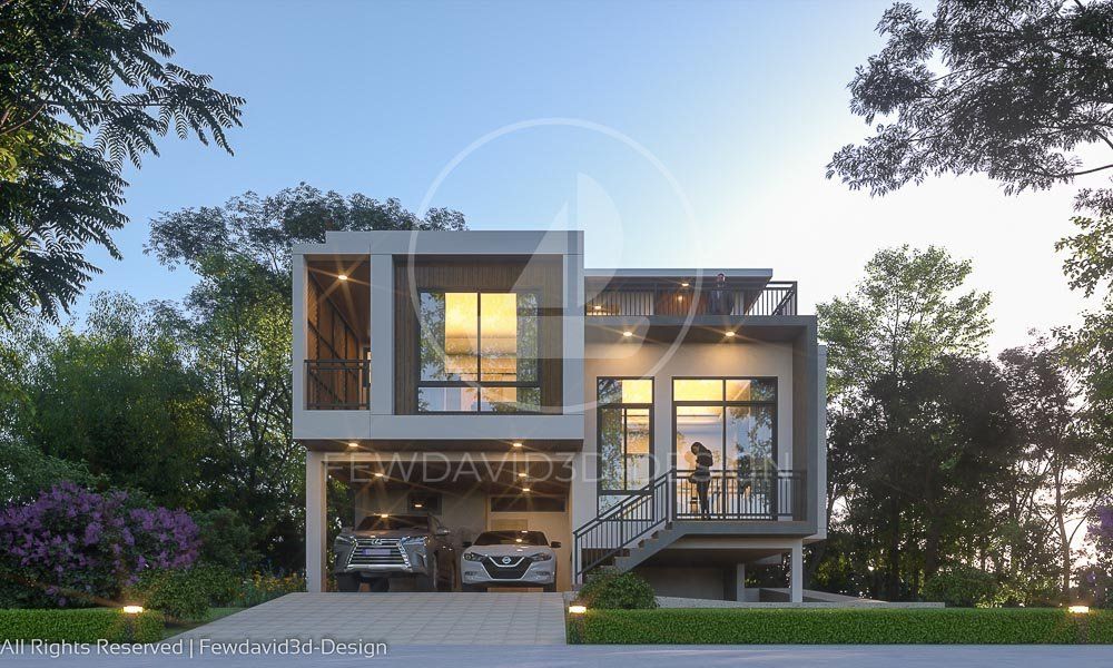 บ้านชั้นครึ่ง,รับออกแบบบ้าน