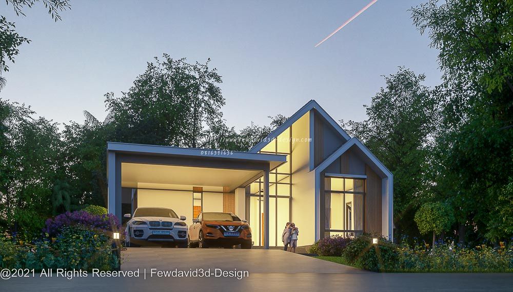 ออกแบบบ้านชั้นเดียว