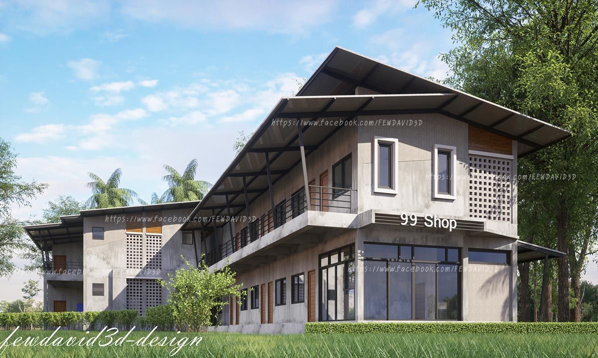 รับออกแบบอพาร์ทเมนท์,หอพัก