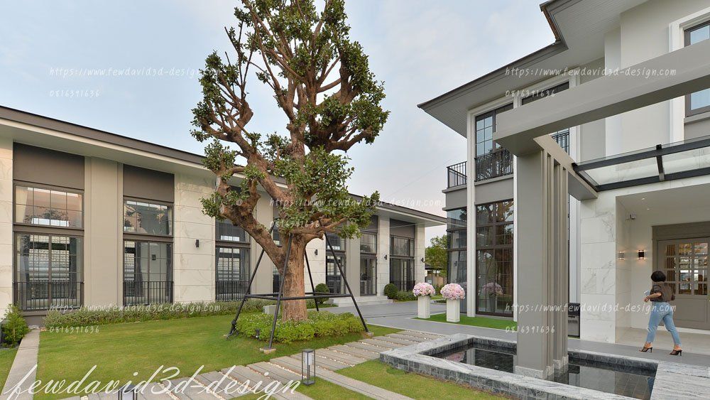 รับออกแบบบ้าน,2ชั้น
