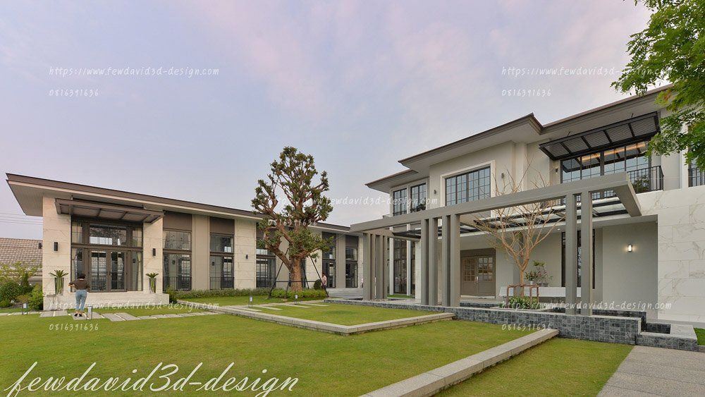 รับออกแบบบ้าน,2ชั้น