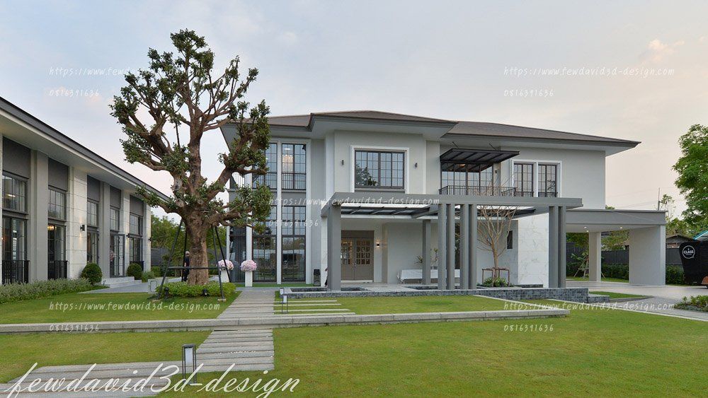 รับออกแบบบ้าน,2ชั้น