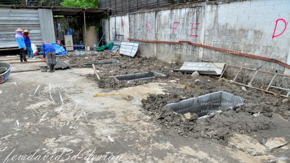 ภาพก่อสร้าง งานฐานราก