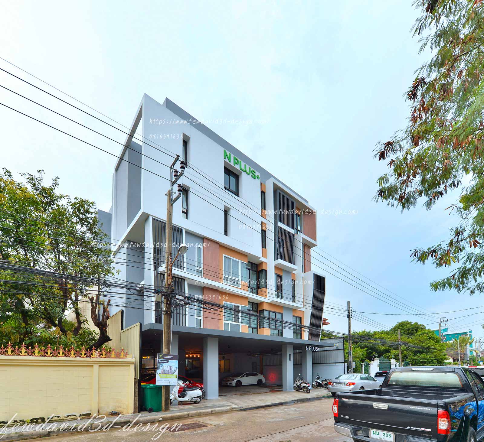 รับออกแบบอพาร์ทเมนท์