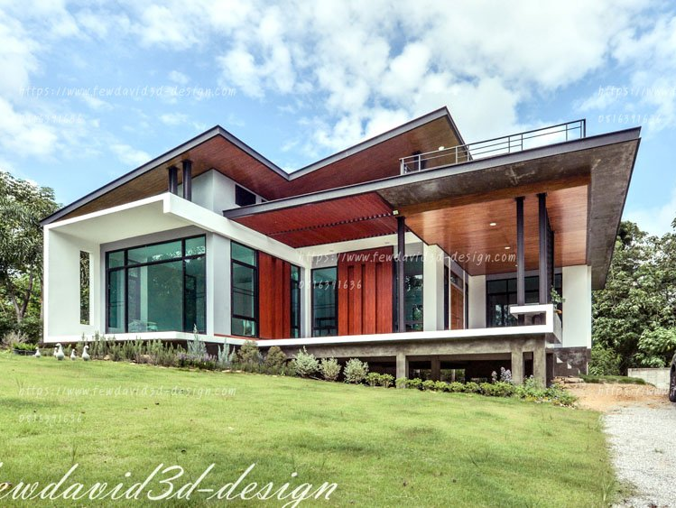 รับออกแบบบ้าน