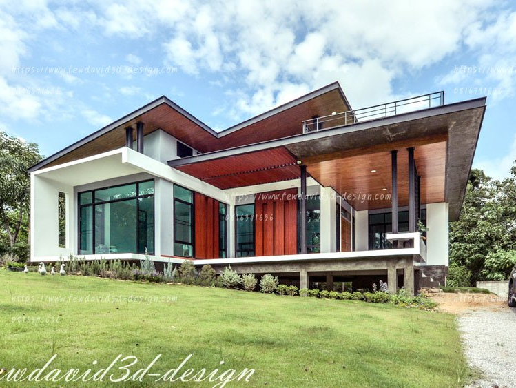 รับออกแบบบ้าน