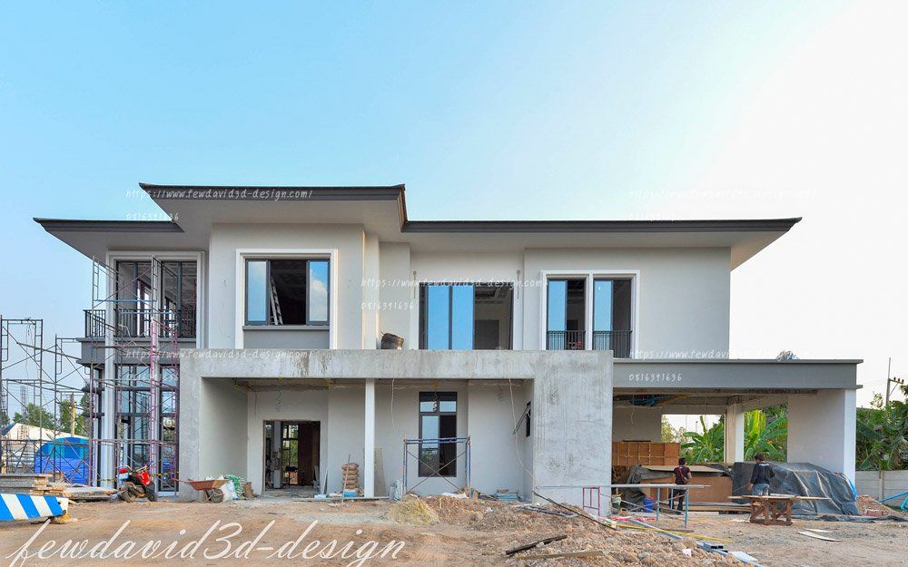 รับออกแบบบ้าน,2ชั้น