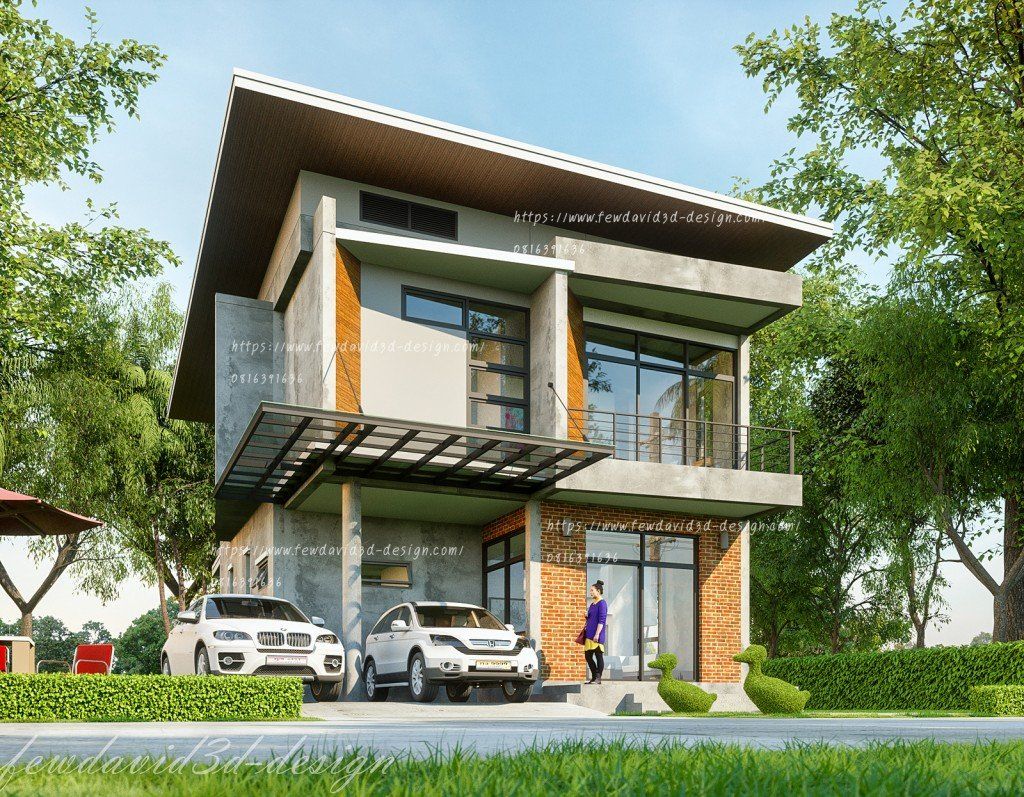 บ้านโมเดิร์นลอฟต์ 2ชั้น
