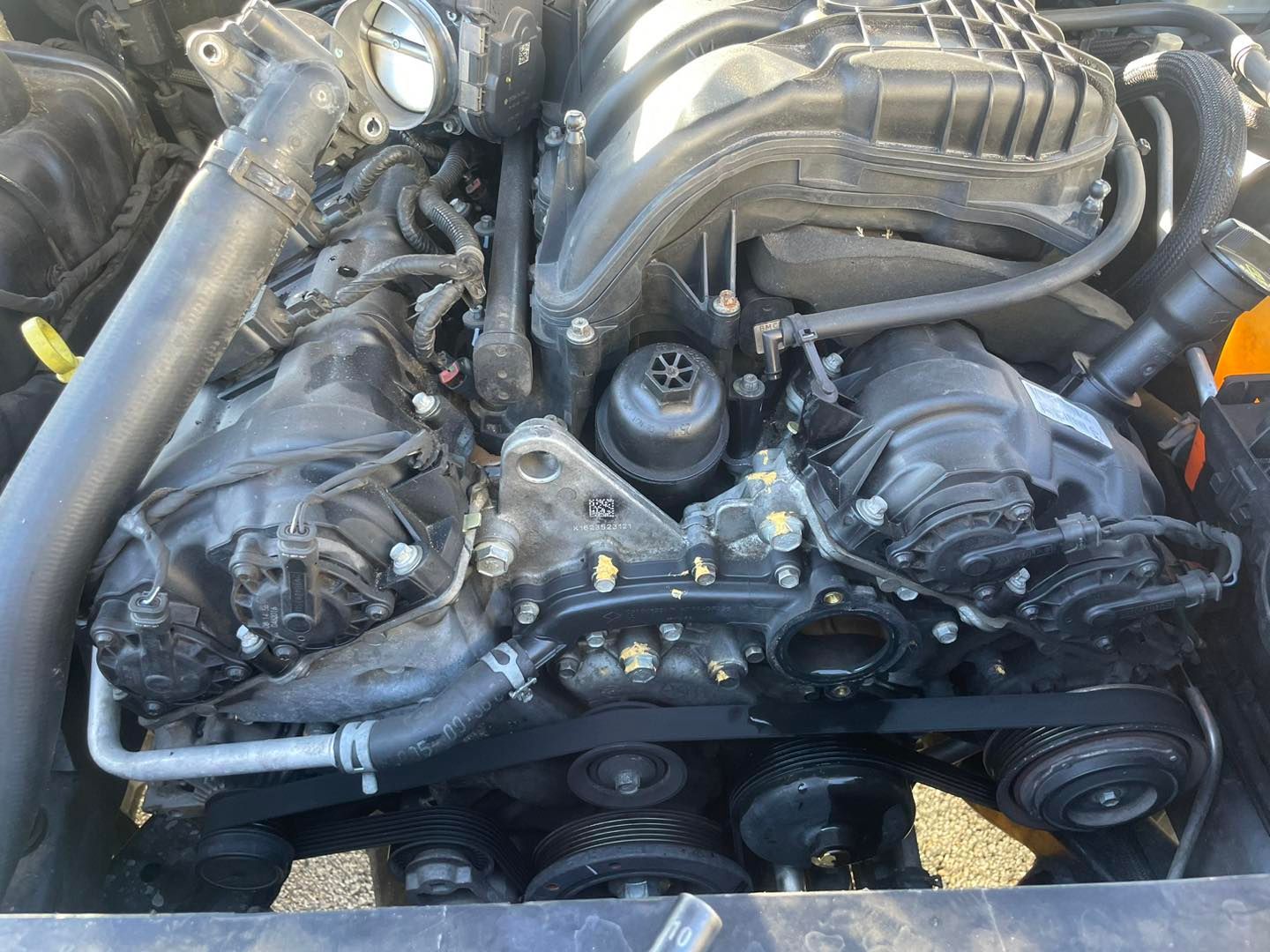 Engine compartment of a car | DMP Mobile Auto Repair