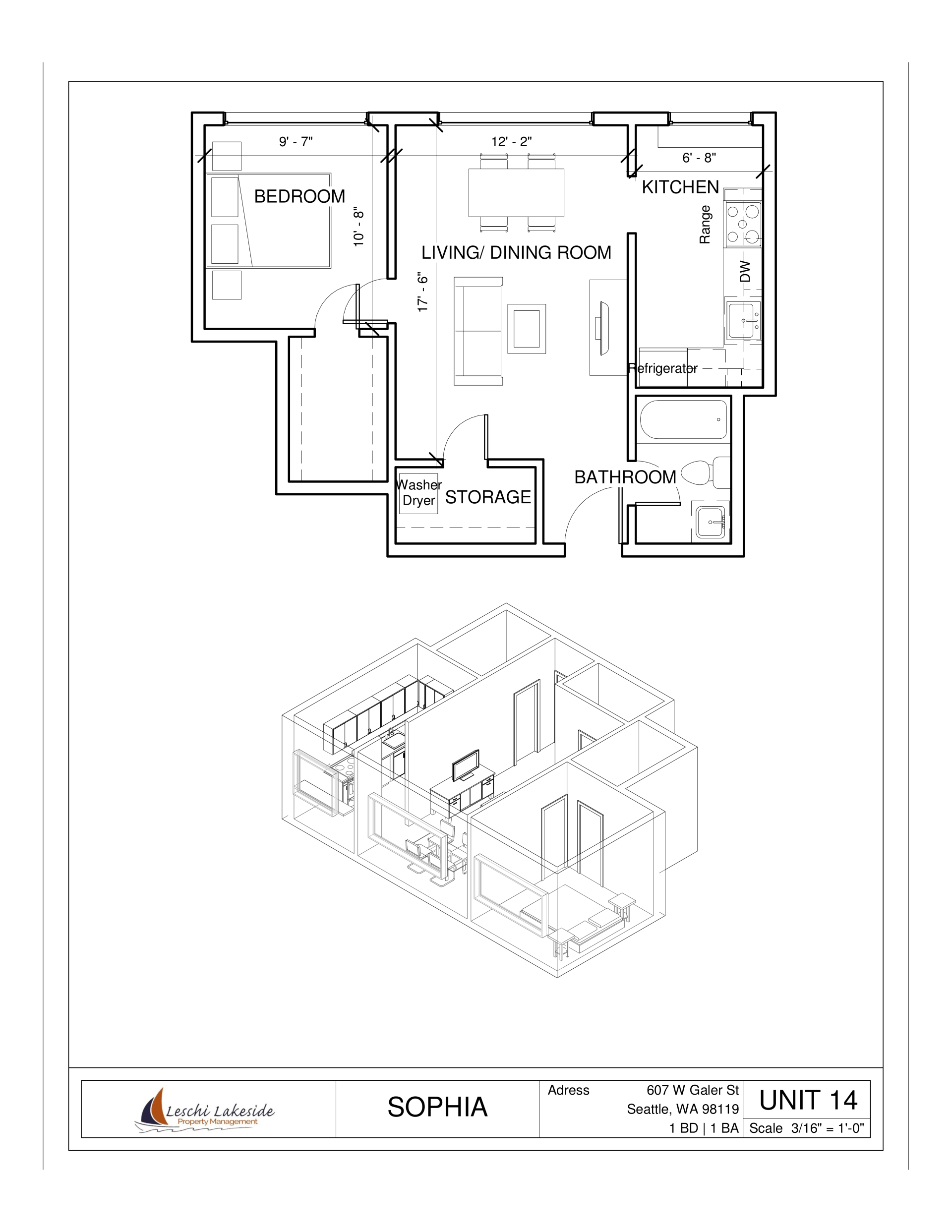 Floor Plan: Unit 14