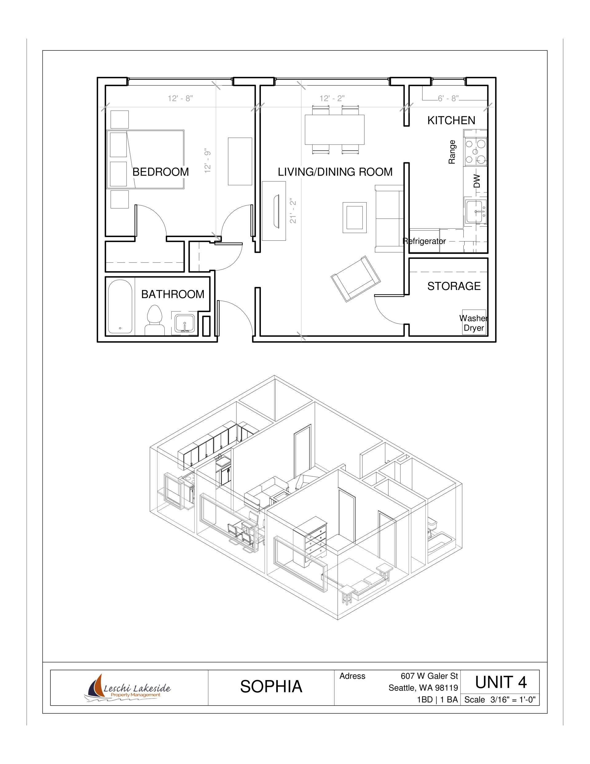 Floor Plan: Unit 4 & 11
