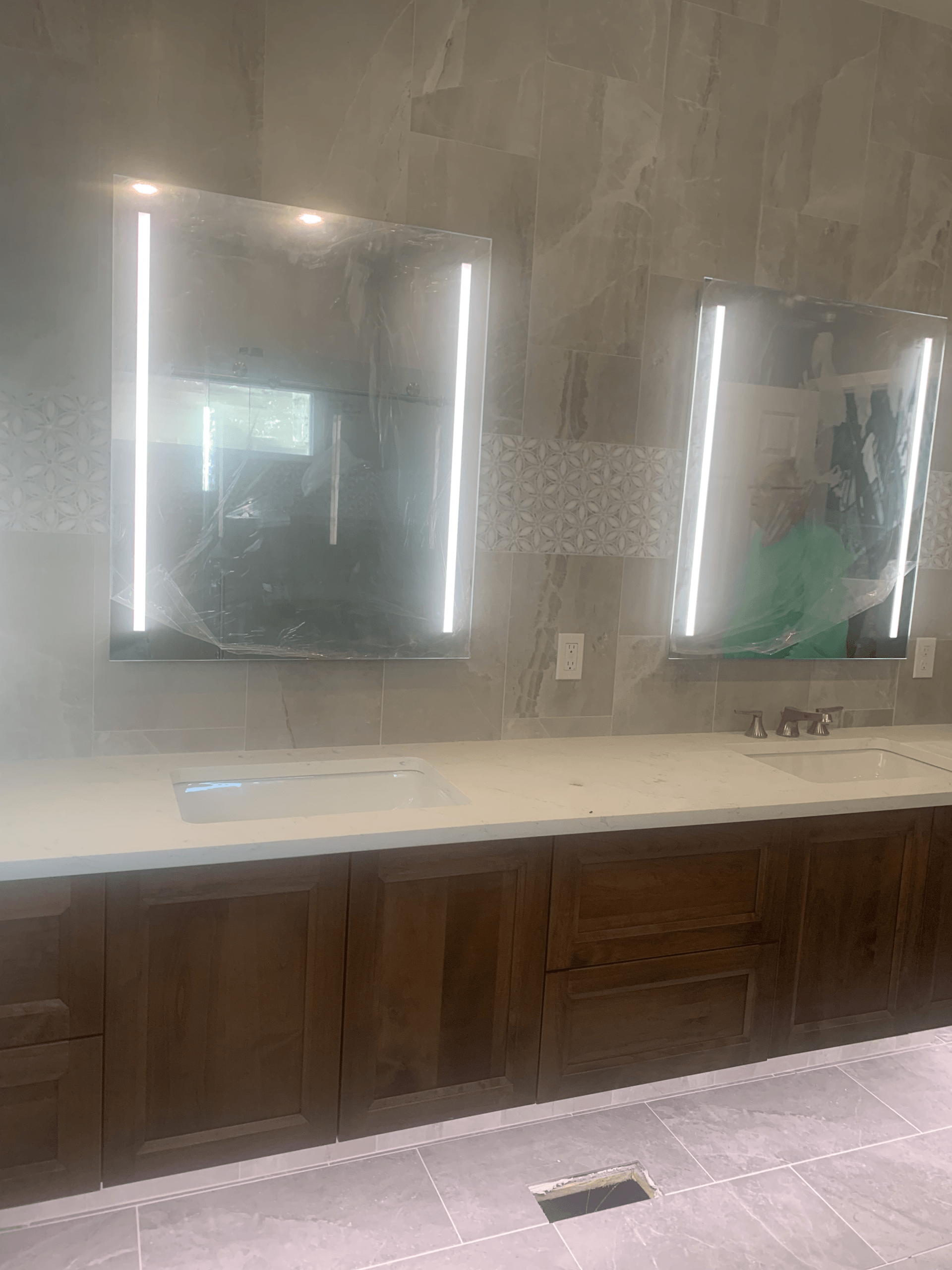 Floating Vanity — Dyer, IN — Cugini Woodworking LLC