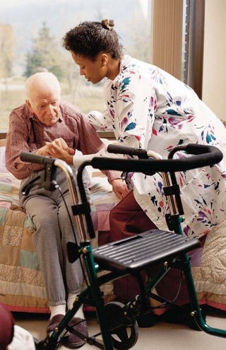 Caretaker Helping Senior — Natchez, MS — Heart2Heart Homecare Services, INC.