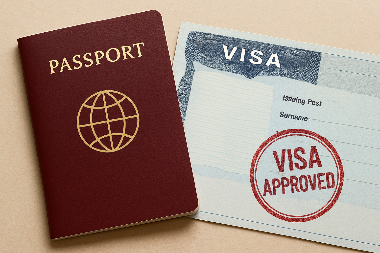 Yemeni visa stamped on a separate paper for travel to Socotra Island.