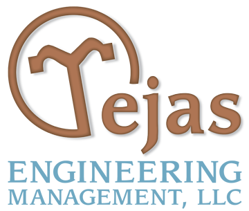 A logo for tejas engineering management llc
