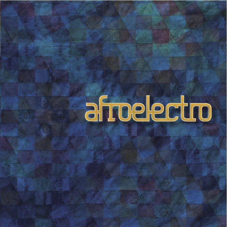 A palavra afroelectro está em um fundo azul