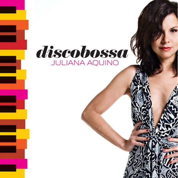 Uma mulher com vestido estampado de oncinha está na capa da discobossa