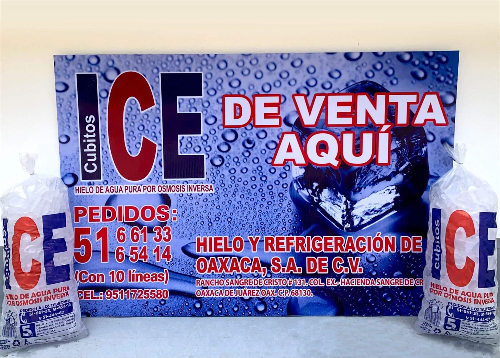ICE HIELO Y REFRIGERACIÓN DE OAXACA SA DE CV ICE HIELO Y REFRIGERACIÓN DE OAXACA SA DE CV