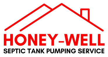 A logo for honey well septic tank pumping service