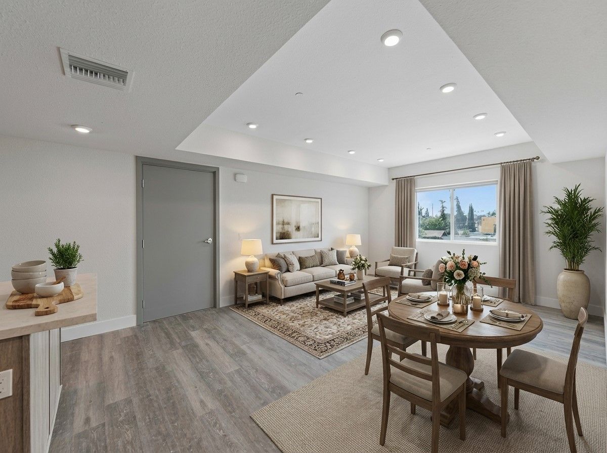 The Secret in K-Town Luxury Apartments has huge and bright living area