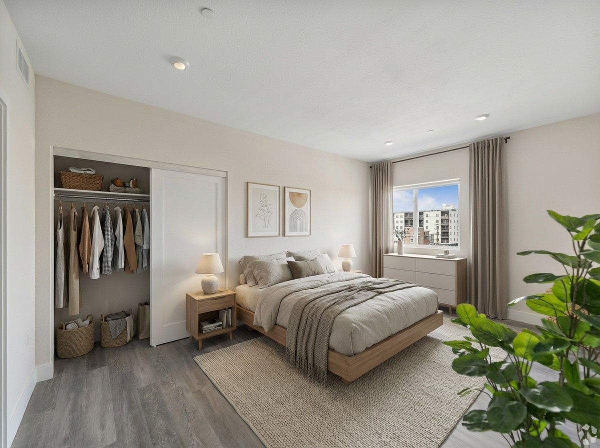 The Secret in K-Town Luxury Apartments has spacious and sunny bedrooms