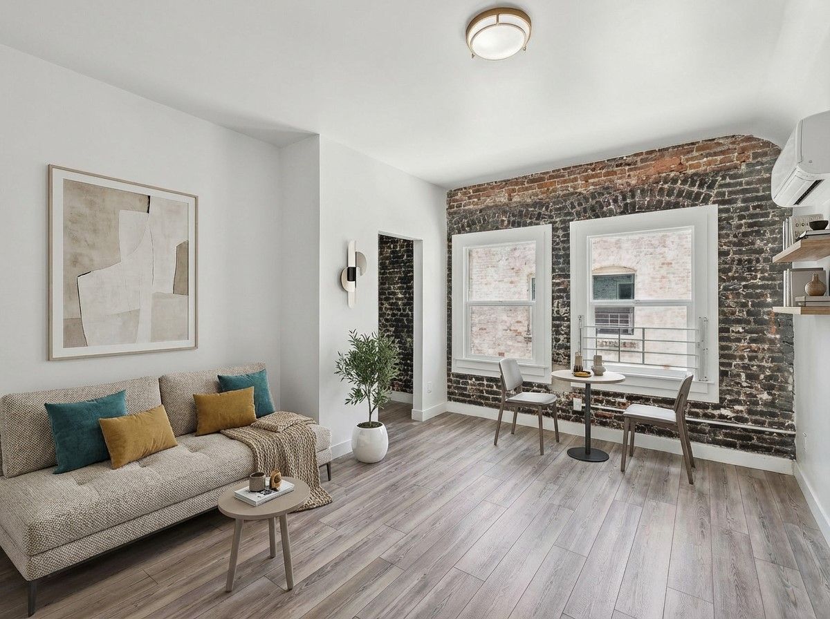 Kitchen with gray cabinets and stainless steel appliances - Top Property Manager in Toluca Lake, Sky Properties, Inc.