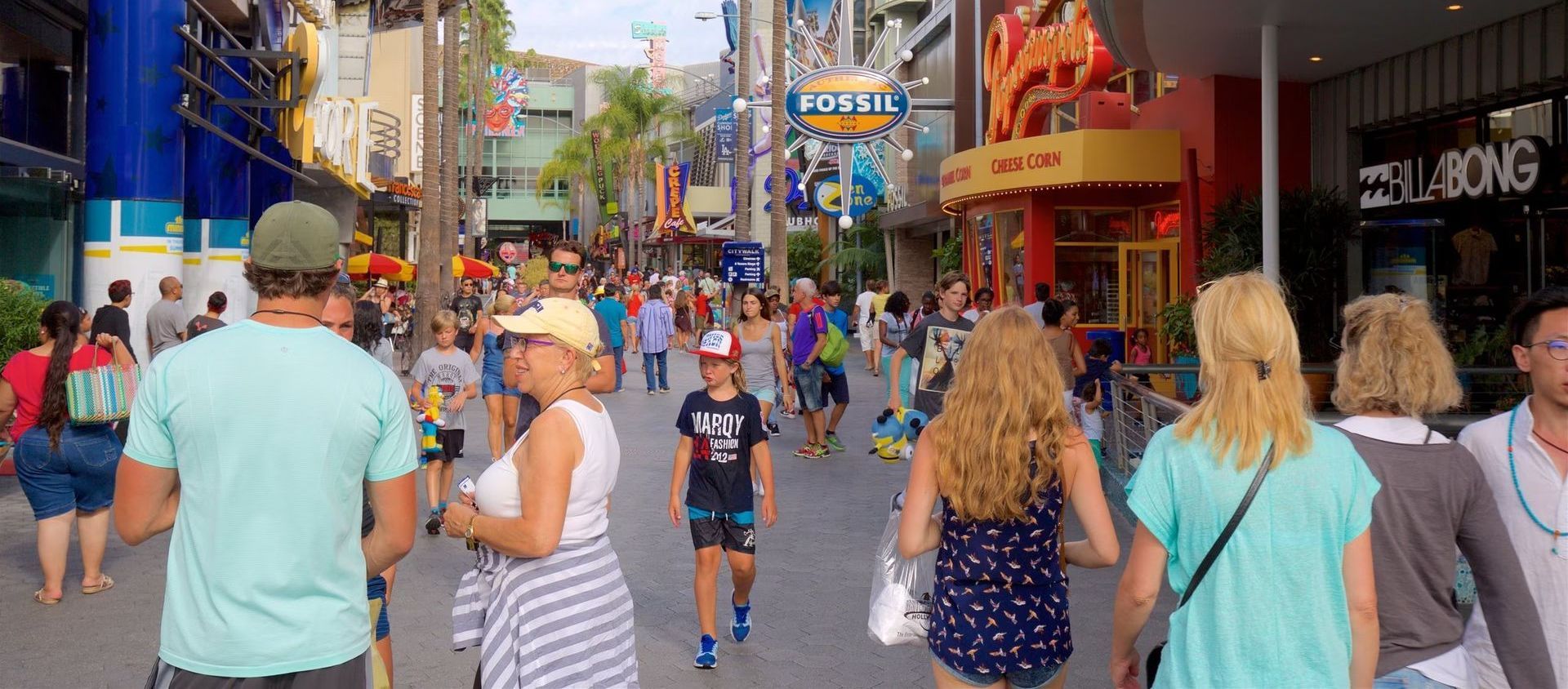 Group of people in a busy street of Burbank and Burbank community