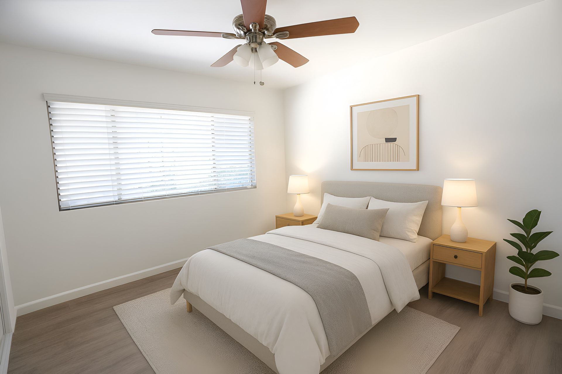 Photo showing the spacious and bright living and dining areas at The MIX Luxury Apartments in West Toluca Lake