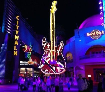 photo showing the Universal City Walk, one of the nearby attractions at the Mix Luxury Apartment