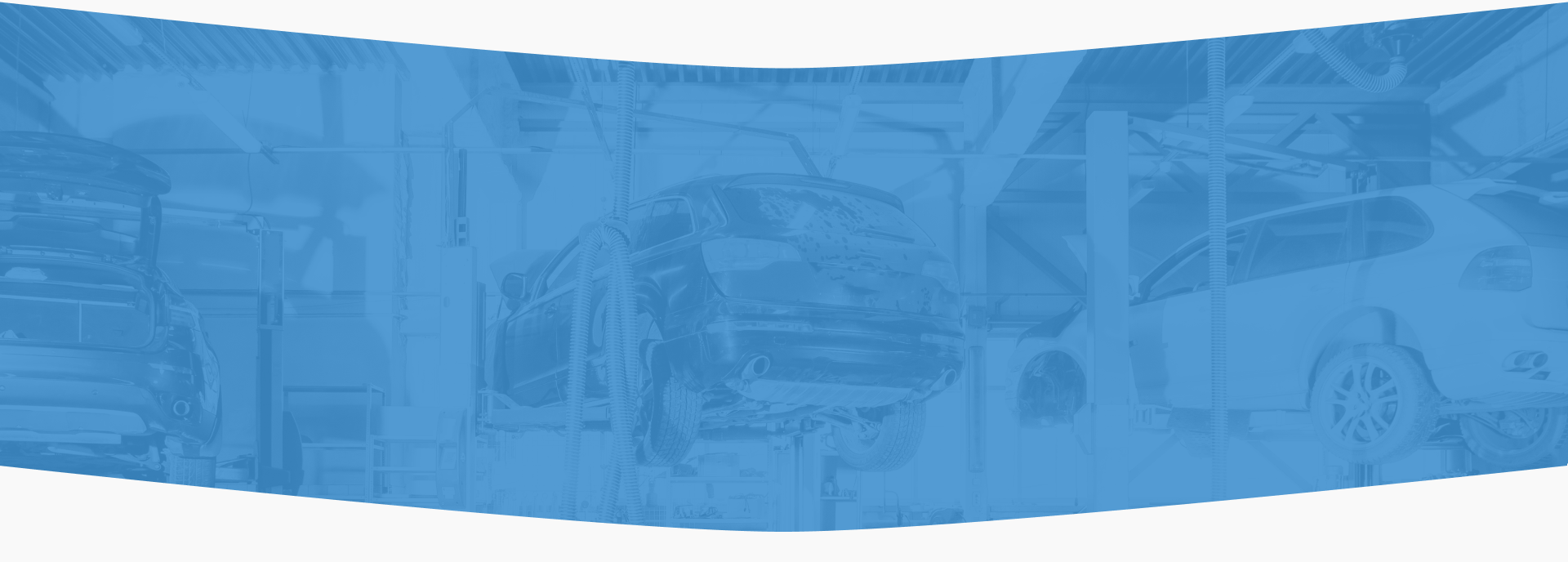 A blue background with a collage of pictures on it. | Oceanside Tire and Service Center Tire Pros