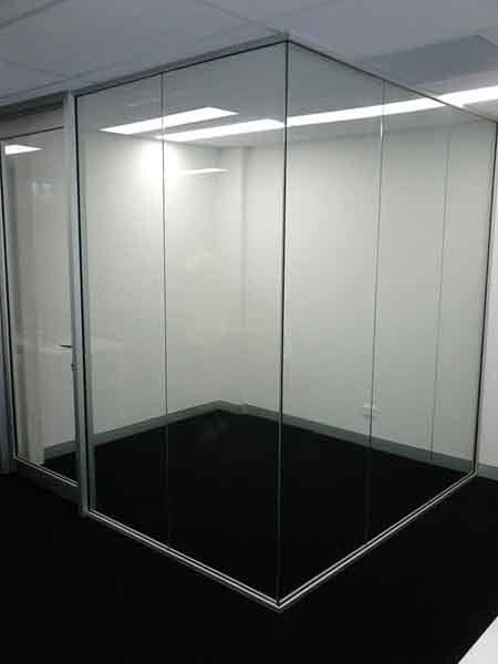 Commercial Framed Glass Partition — Gold Coast, QLD — Patterson Glass