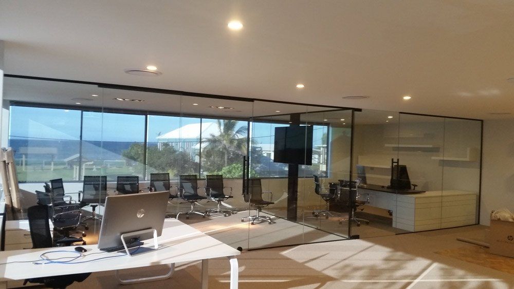 Glass Partition Wall — Gold Coast, QLD — Patterson Glass
