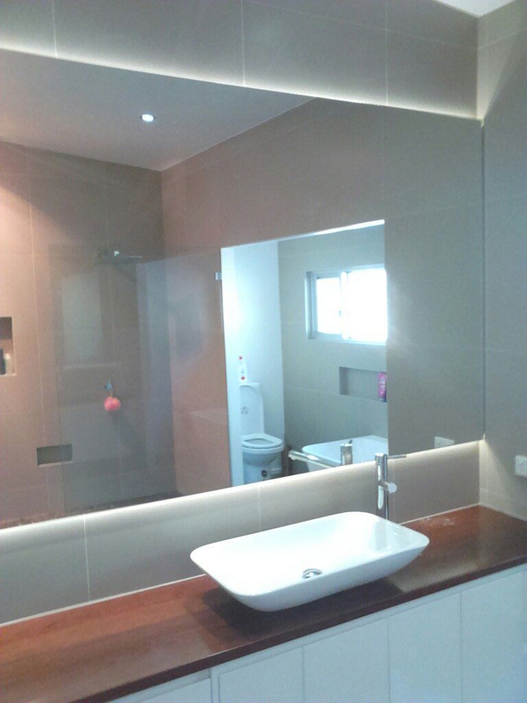 Big Bathroom Mirror — Gold Coast, QLD — Patterson Glass