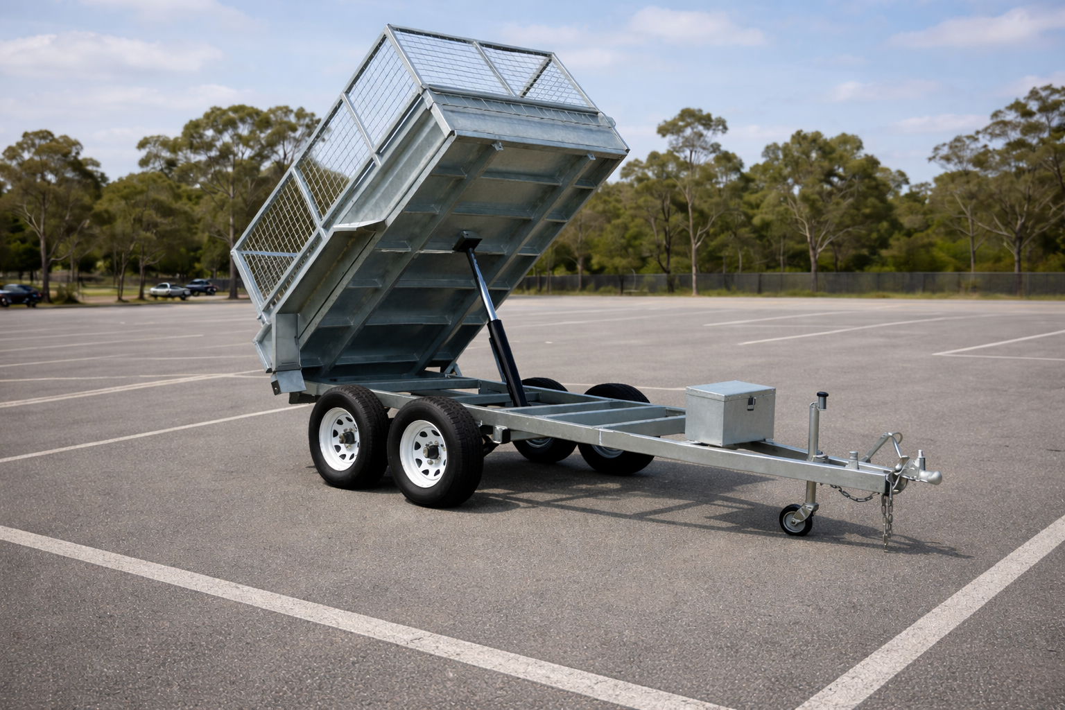 A Small Cage Trailer — Ballarat Trailer Hire in Alfredton, VIC