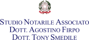 STUDIO ASSOCIATO NOTAI AGOSTINO FIRPO E TONY SMEDILE - logo