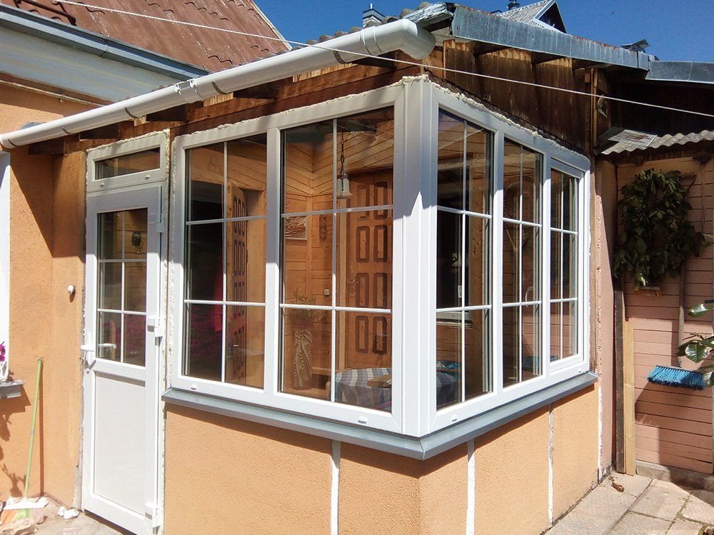 verandų  stiklinimas