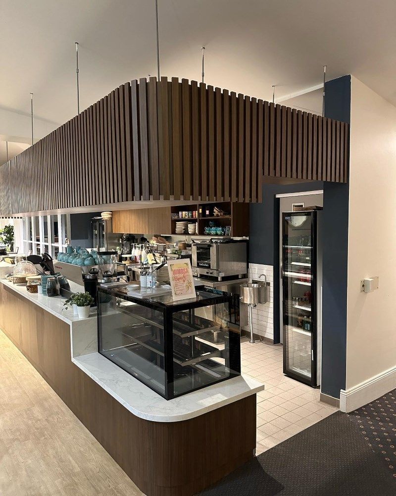 Coffee Shop Interior With Counter, Display Case — Zeal Interiors in South Grafton, NSW